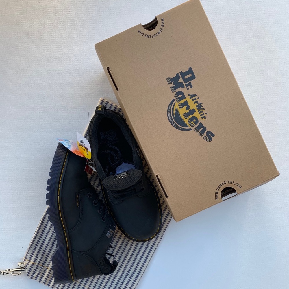NEW Dr. Martens Black Industrial Boots